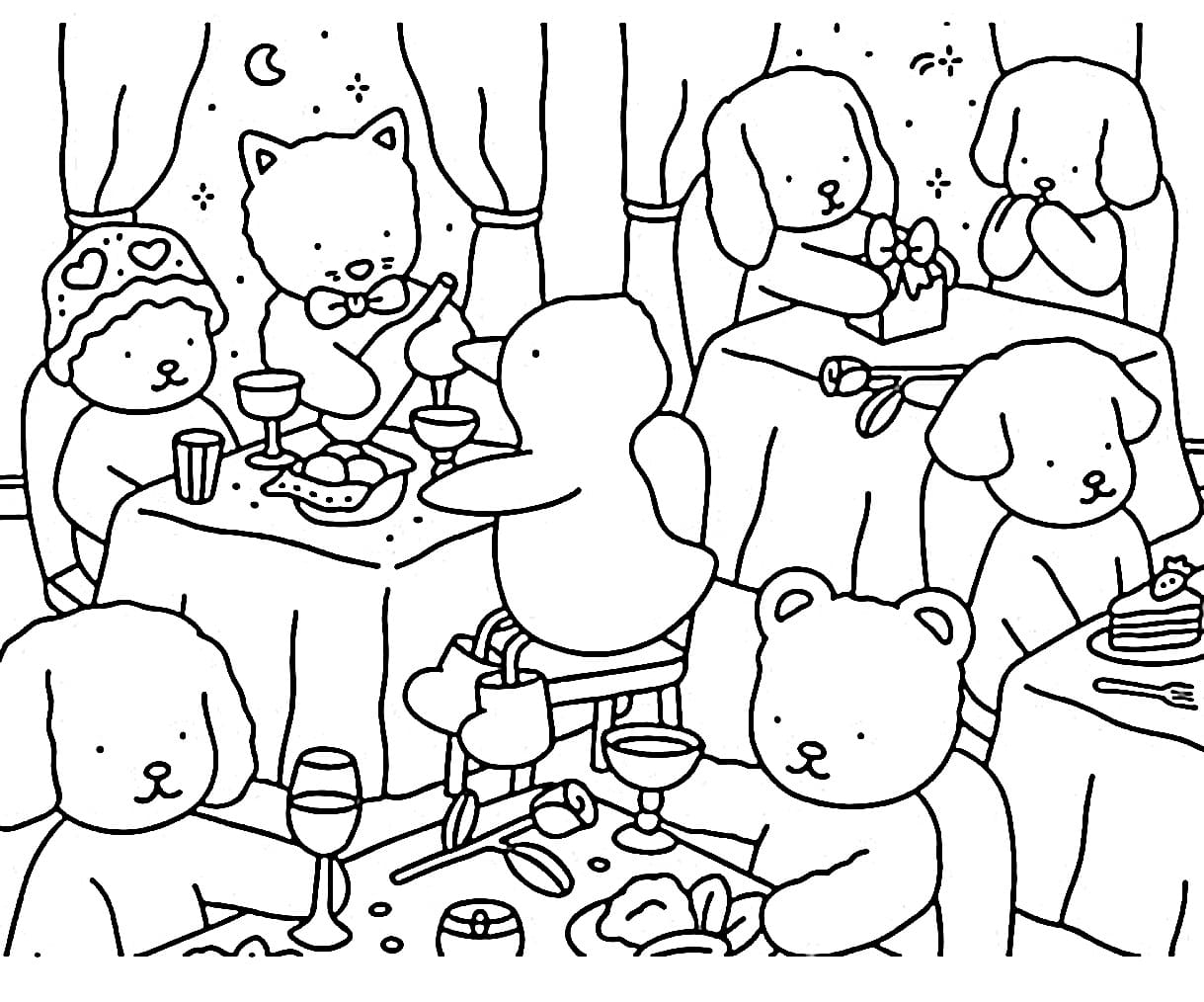 Bobbie Goods Dinner Coloring Page Download Print Or Color 