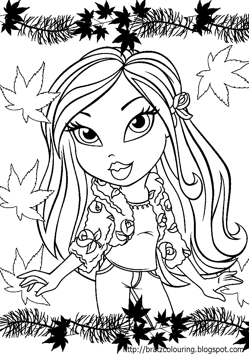 Bratz 32417 Cartoons Free Printable Coloring Pages