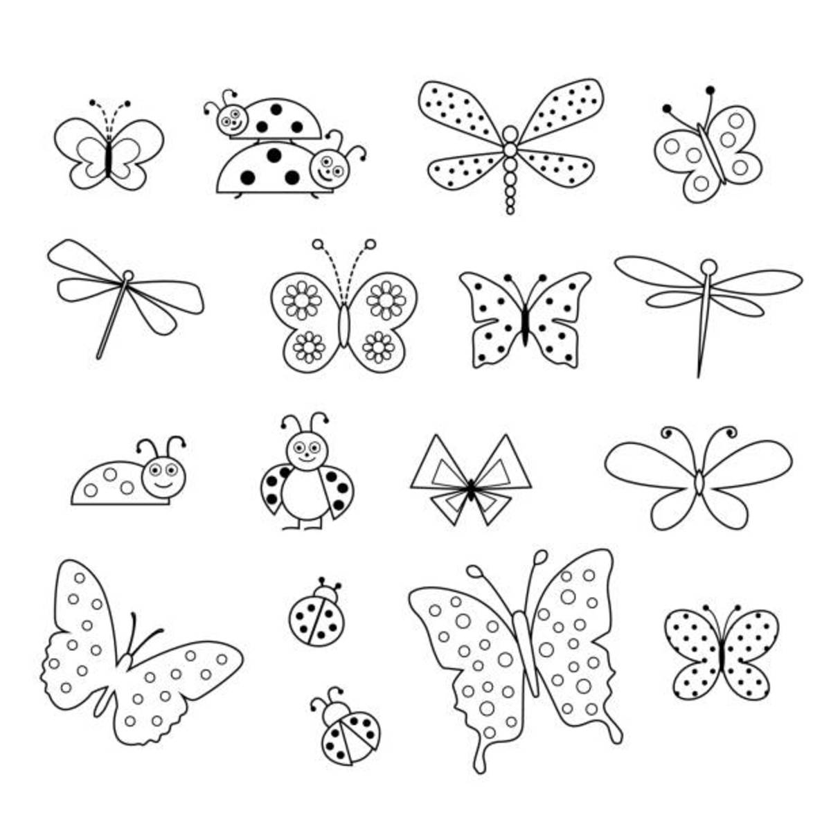 Free Printable Coloring Pages Butterflies