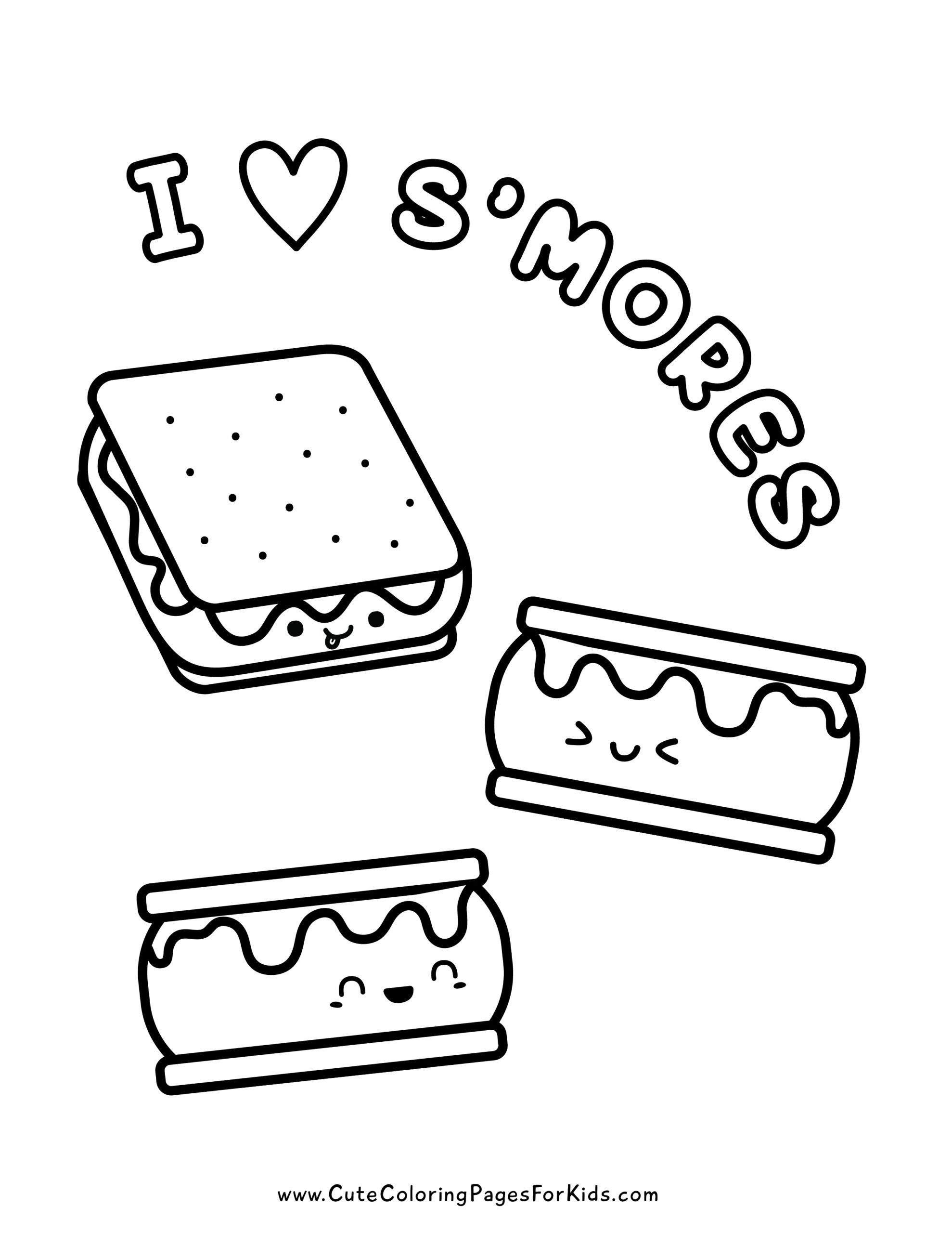 Camping Coloring Pages Cute Coloring Pages For Kids