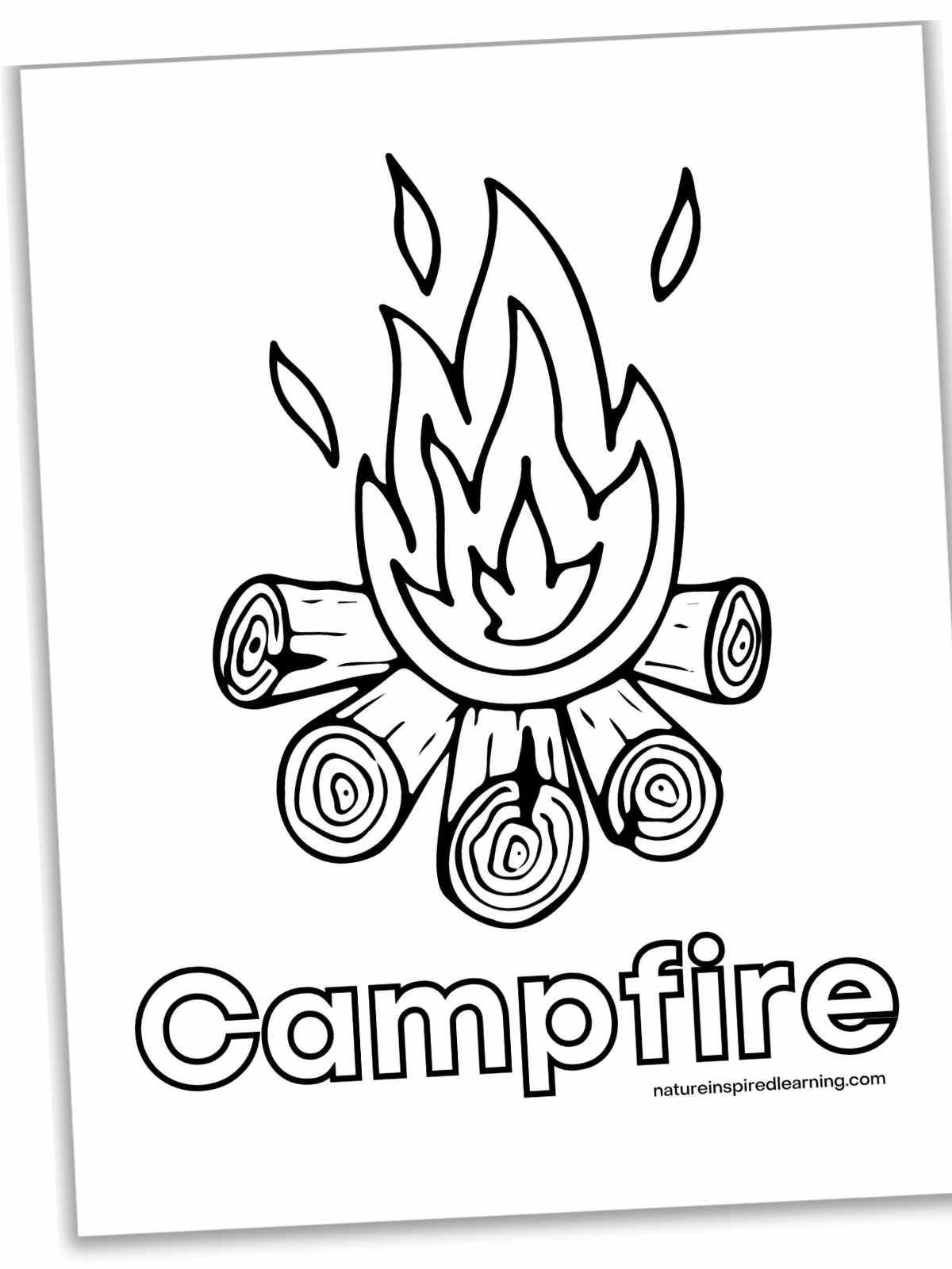 Printable Camping Coloring Pages