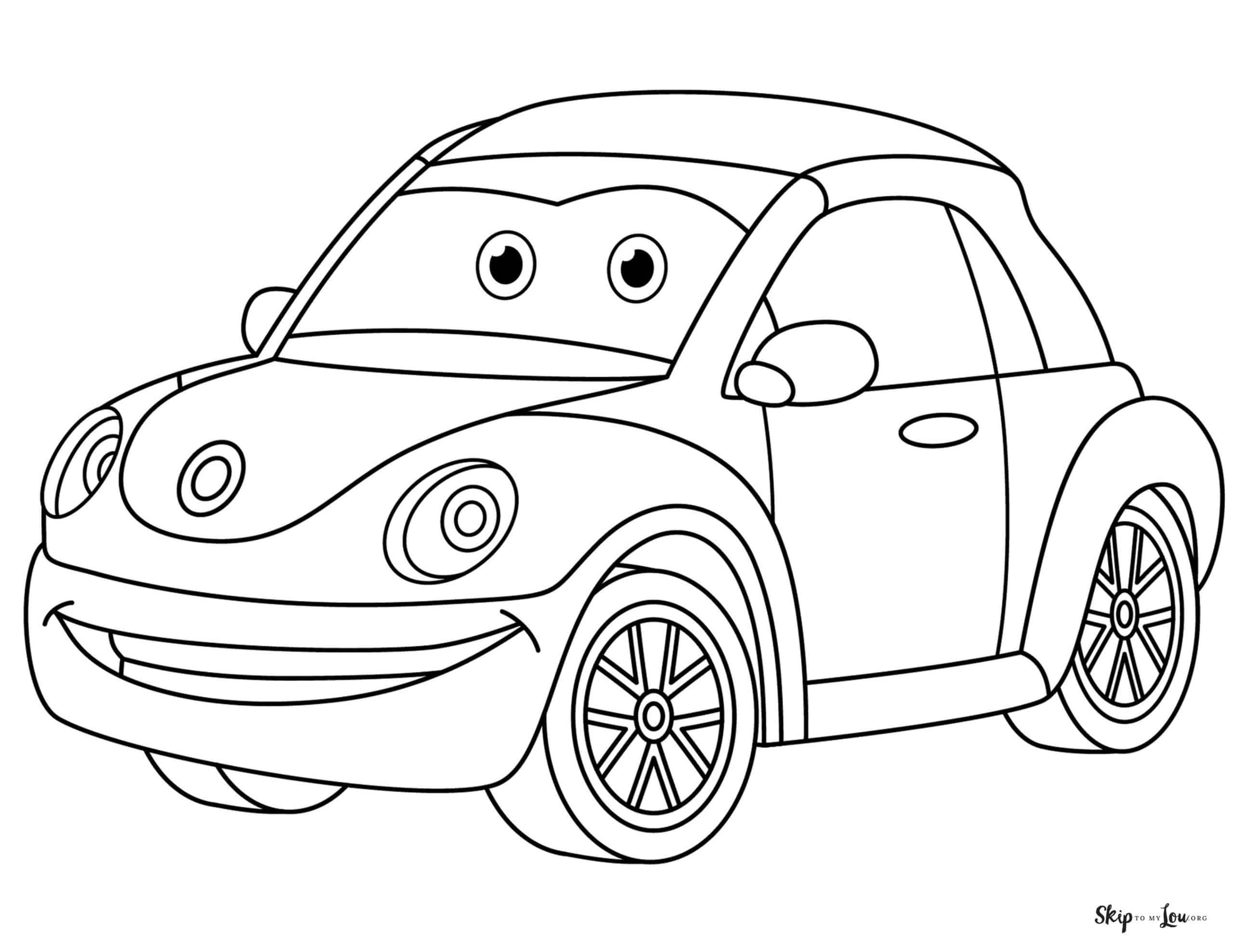 Car Coloring Pages Free Printables Skip To My Lou