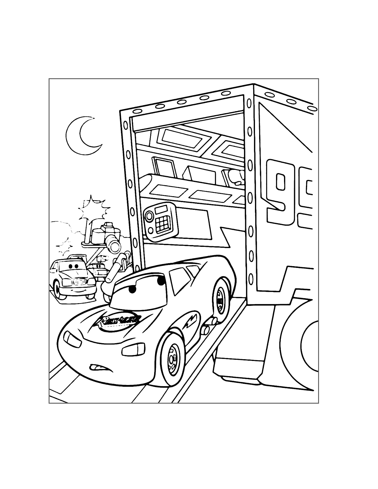 Cars Disney Coloring Pages Printable Coloring Pages FREE
