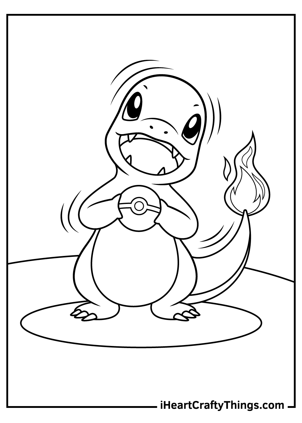 Charizard Coloring Page Printable