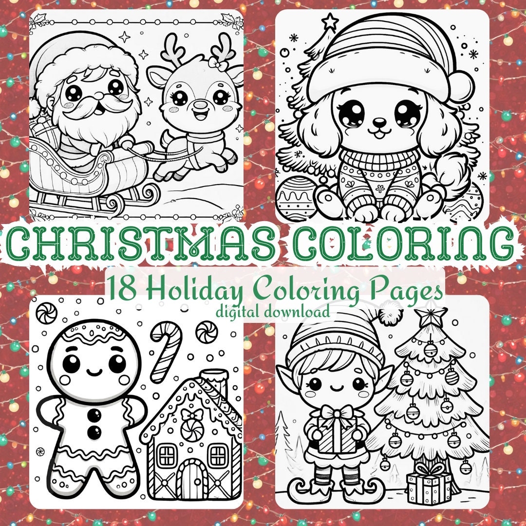 Free Printable Christmas Coloring Pages For Kids