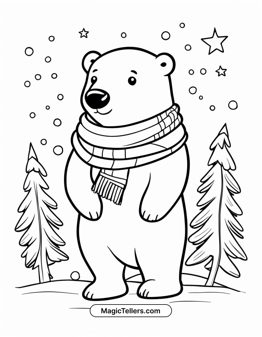 Free Coloring Pages Bears