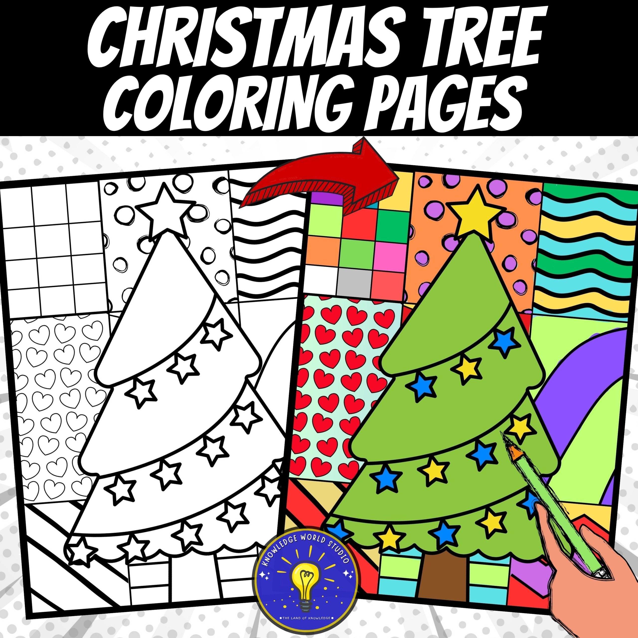 Free Printable Coloring Pages Of Christmas Trees