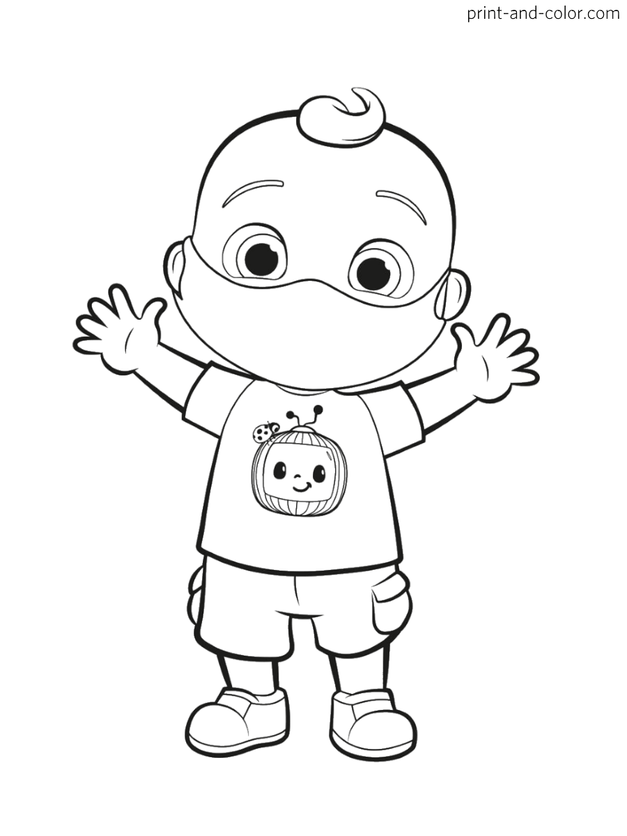 Cocomelon Coloring Pages Print And Color