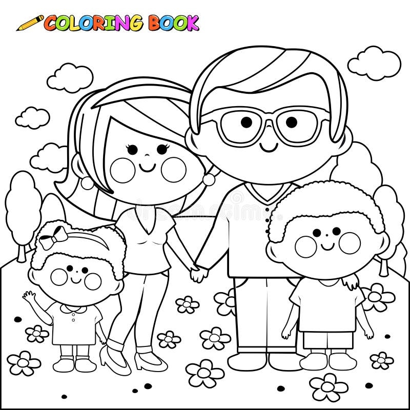 Coloring Family Stock Illustrations 12 667 Coloring Family Stock 