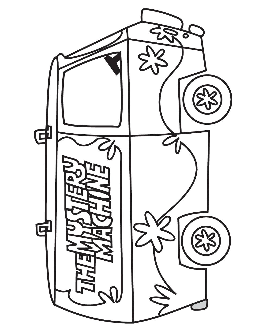 Scooby Doo Printable Coloring Pages