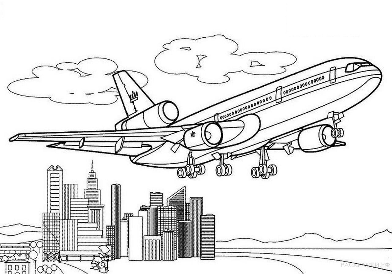 Free Printable Airplane Coloring Pages