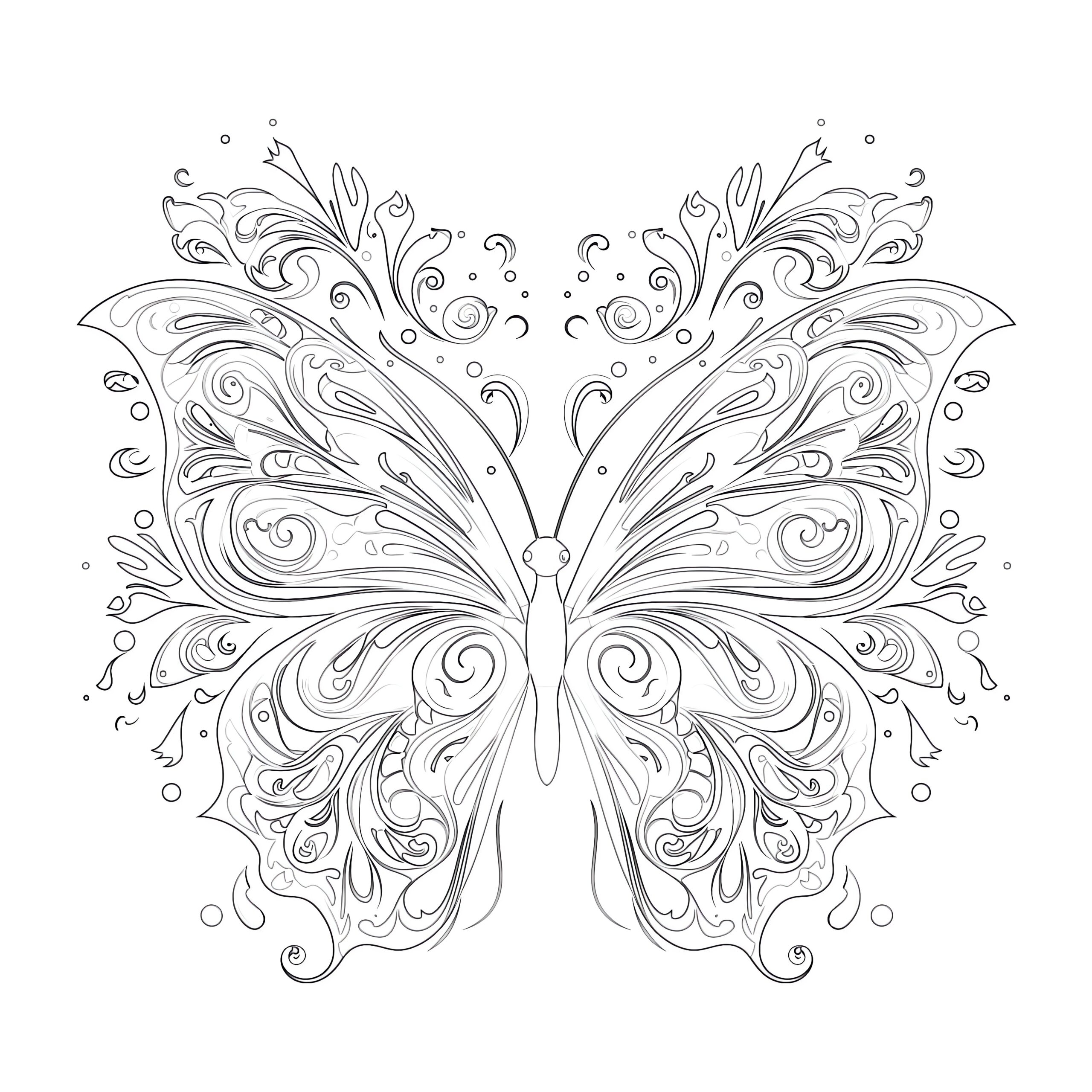 Coloring Pages Printable Butterfly Coloring Pages Mimi Panda