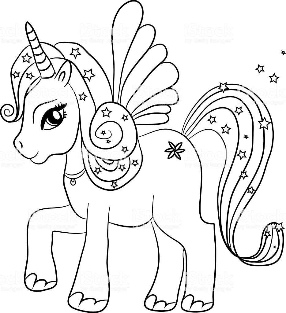 Coloring Pages Unicorn Coloring Pages