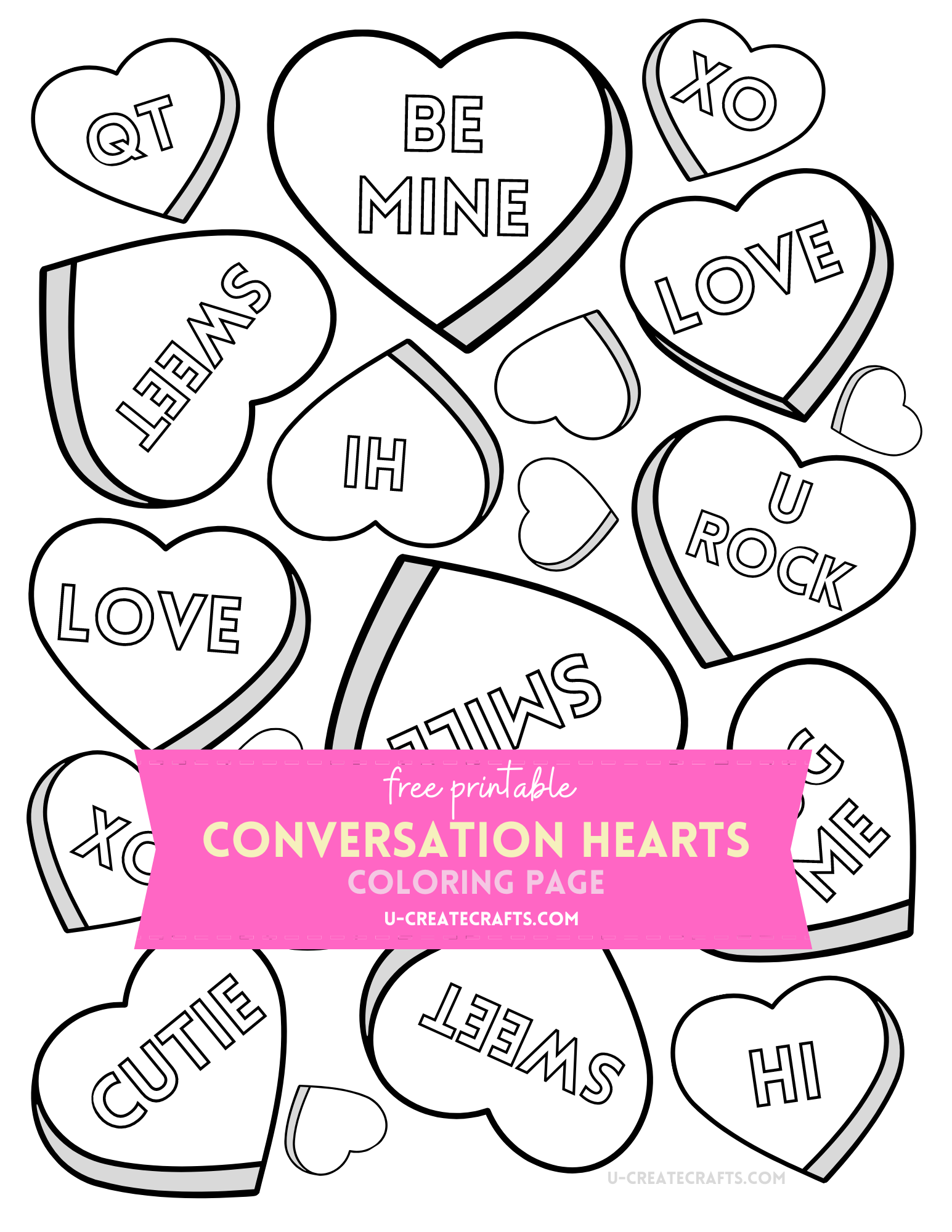 Heart Printable Coloring Pages