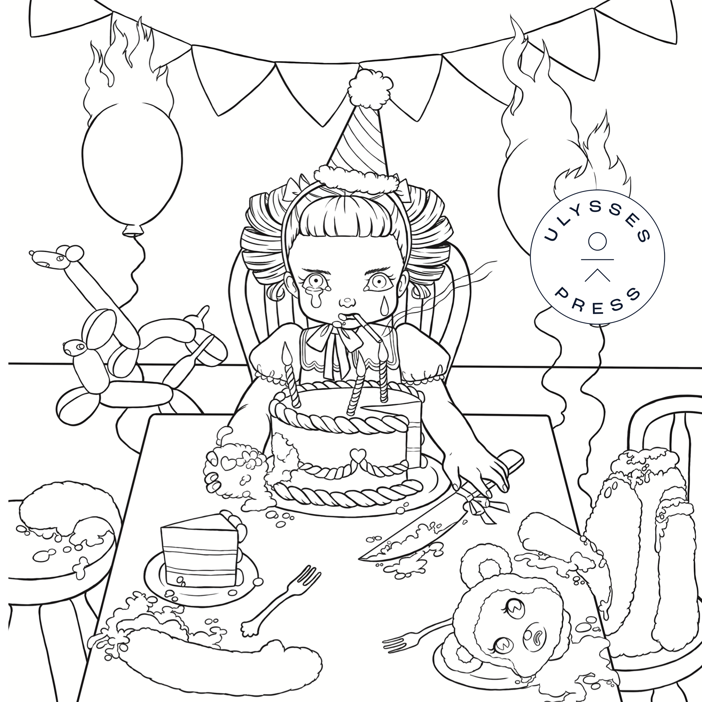 Cry Baby Coloring Book Ulysses Press