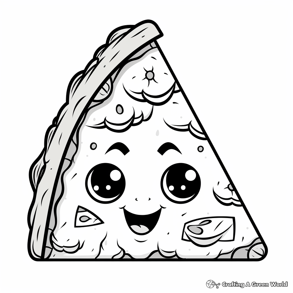 Printable Cute Food Coloring Pages