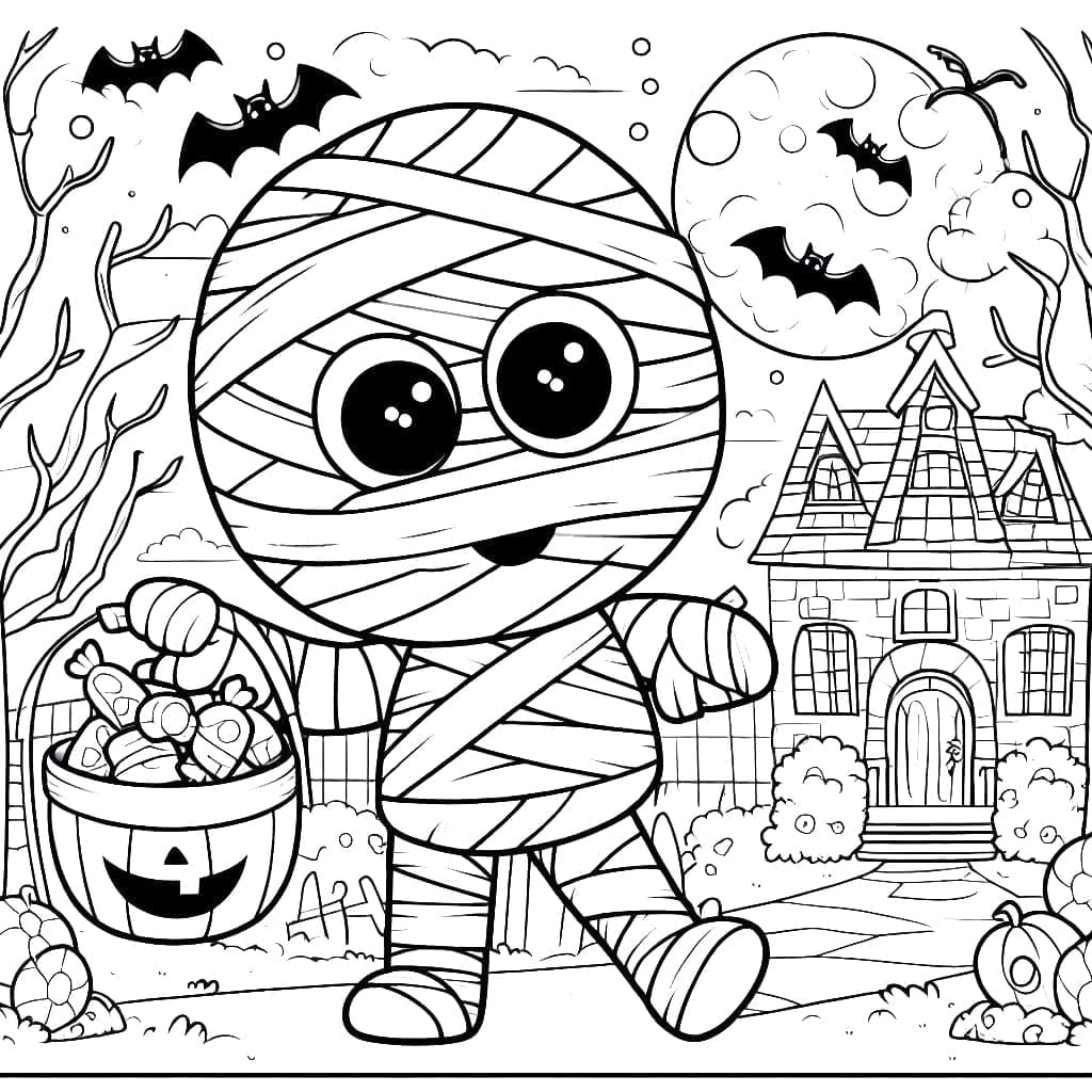 Free Halloween Coloring Pages