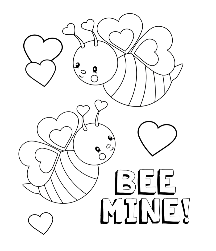 Valentine Coloring Pages Free Printable