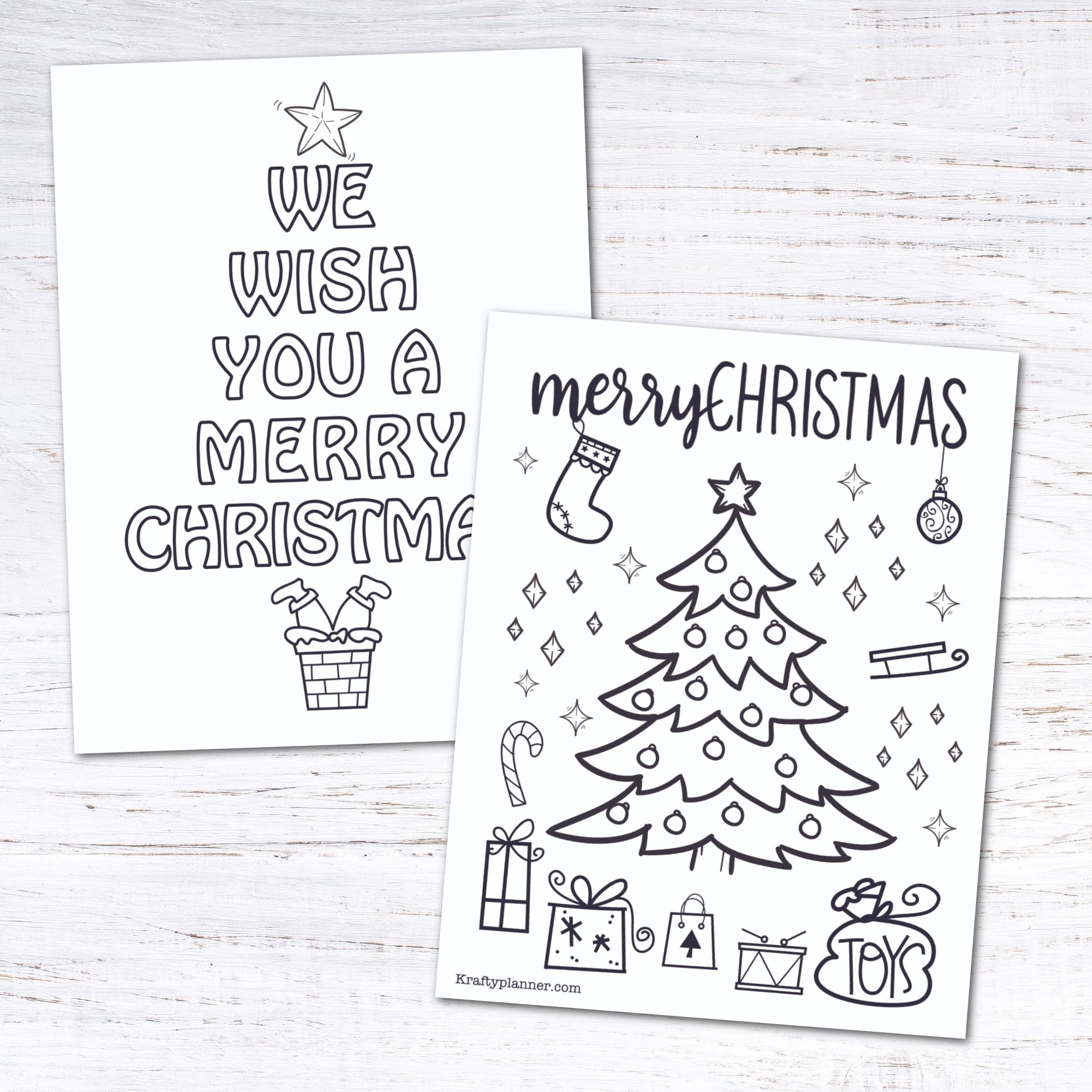 Free Christmas Printables Coloring Pages