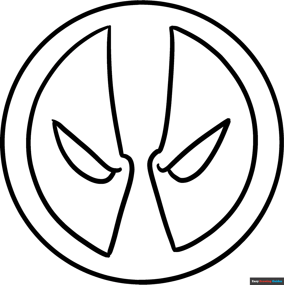Deadpool Printable Coloring Pages