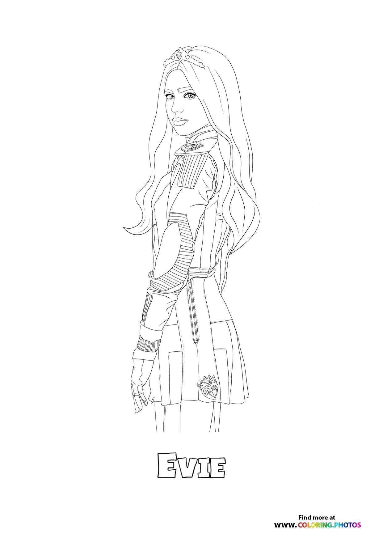 Descendants Coloring Pages For Kids