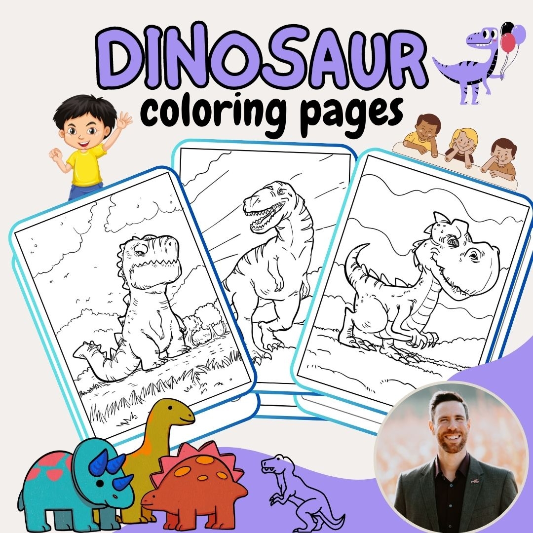 Dinosaur Coloring Pages For Kids 35 Printable Pages Of Prehistoric Fun Made By Teachers