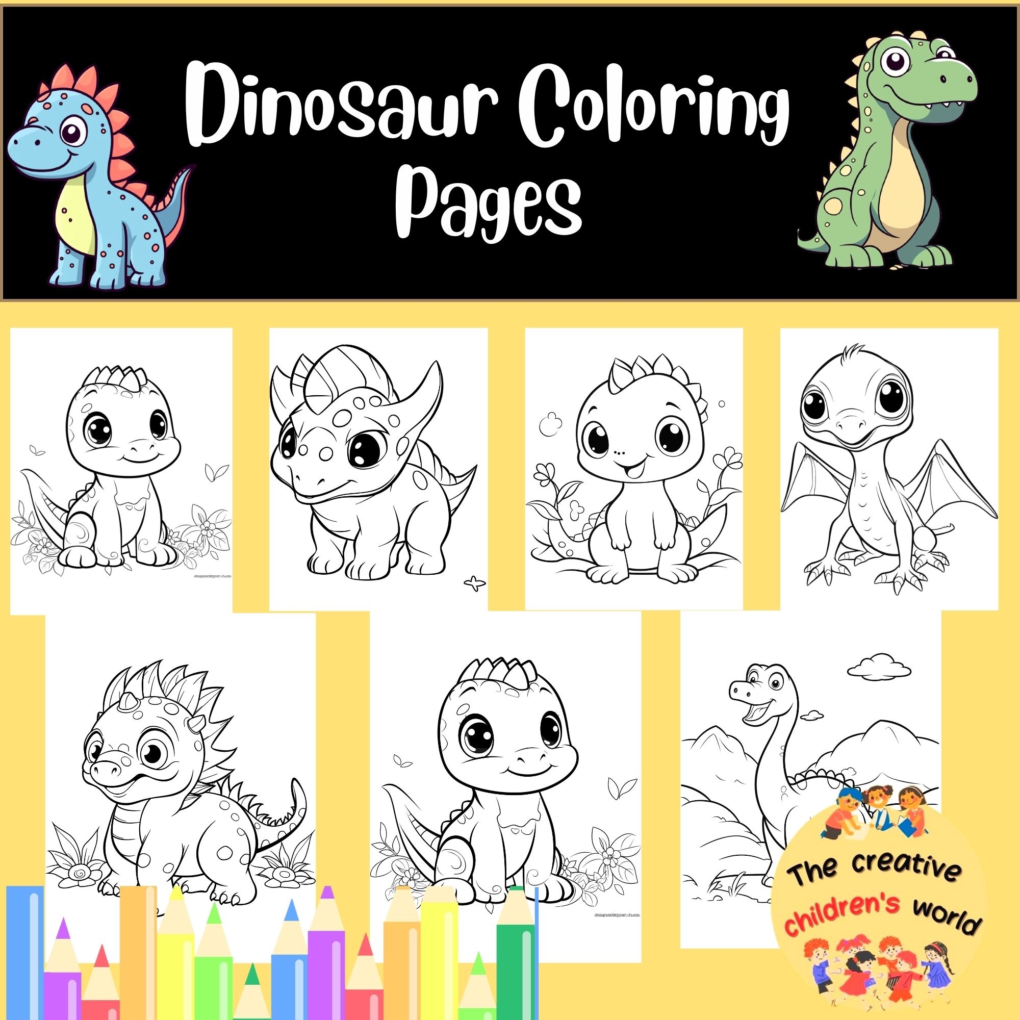 Dinosaurs Coloring Pages