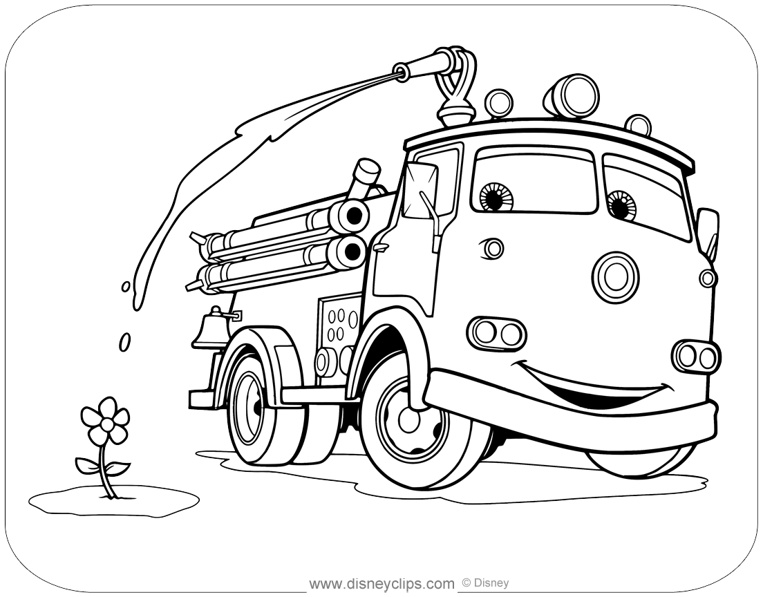 Disney Cars Printable Coloring Pages