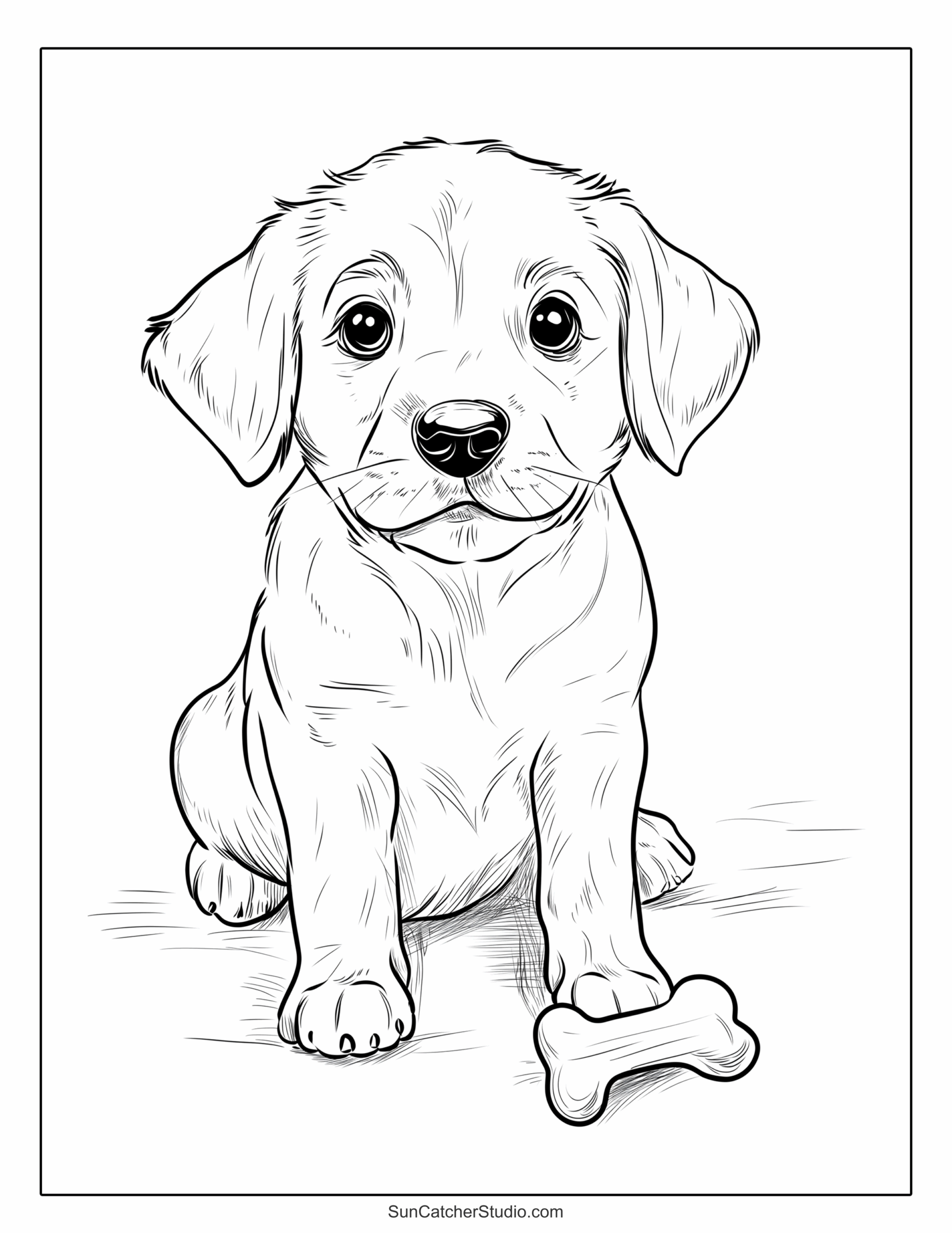 Dog And Puppy Coloring Pages And Coloring Sheets Free Printables Monograms Design Tools Patterns U0026 DIY Projects