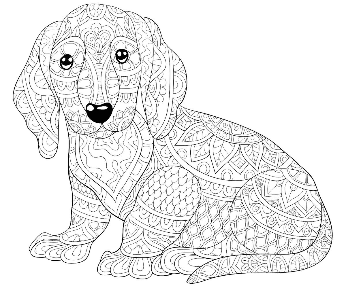 Dog Coloring Pages Free Printable Coloring Pages Of Dogs For Dog Worksheets Library