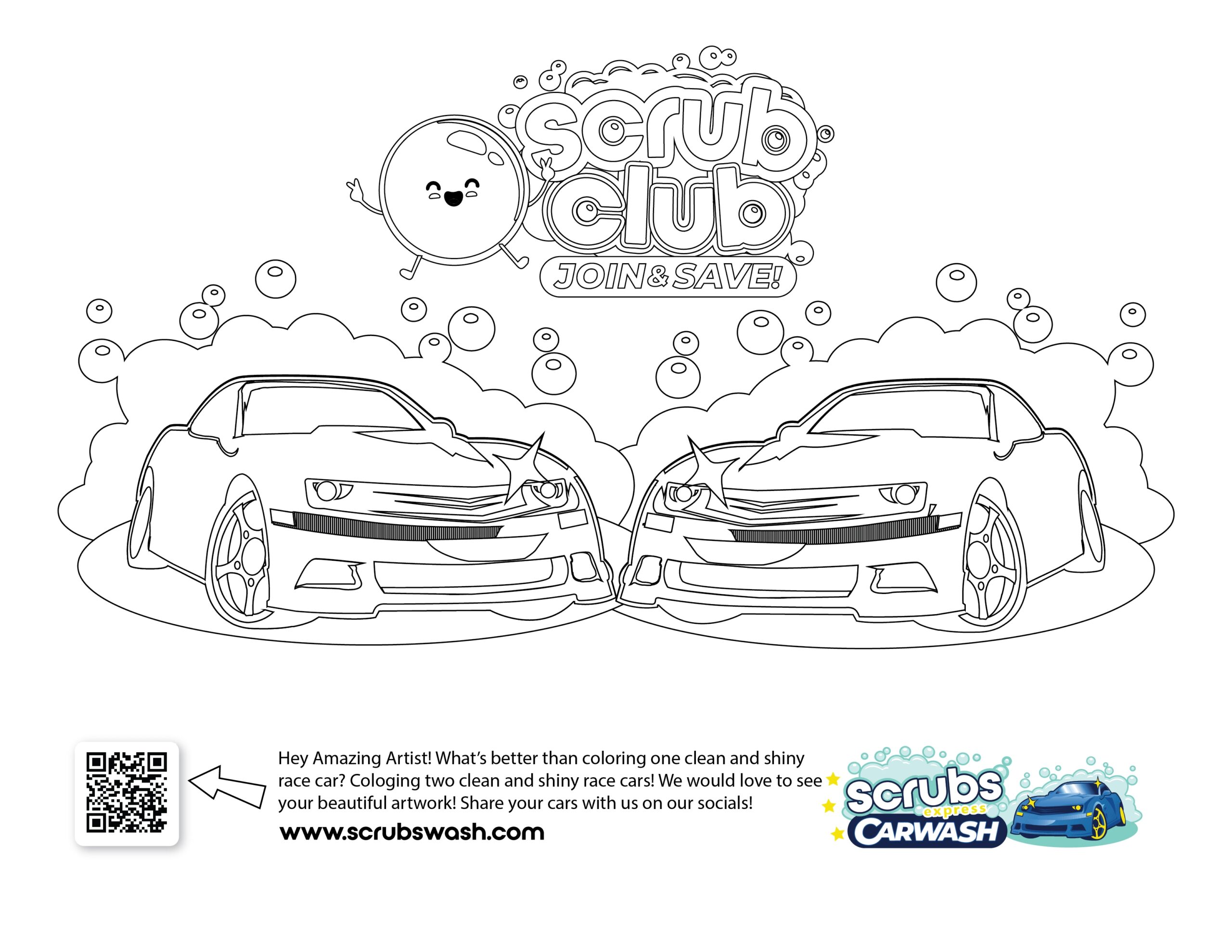 Free Color Pages Cars