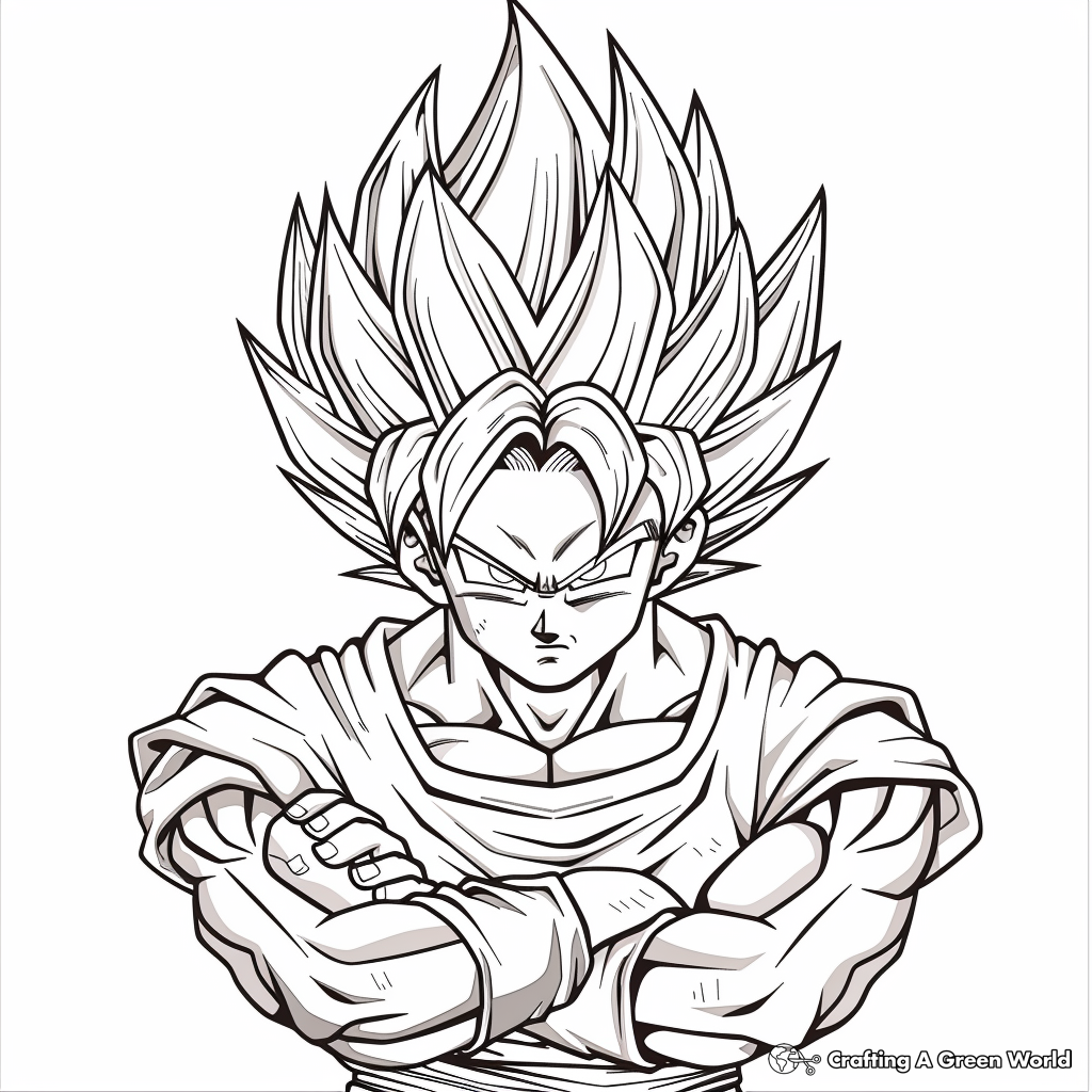 Dragon Ball Z Coloring Pages Free U0026 Printable 