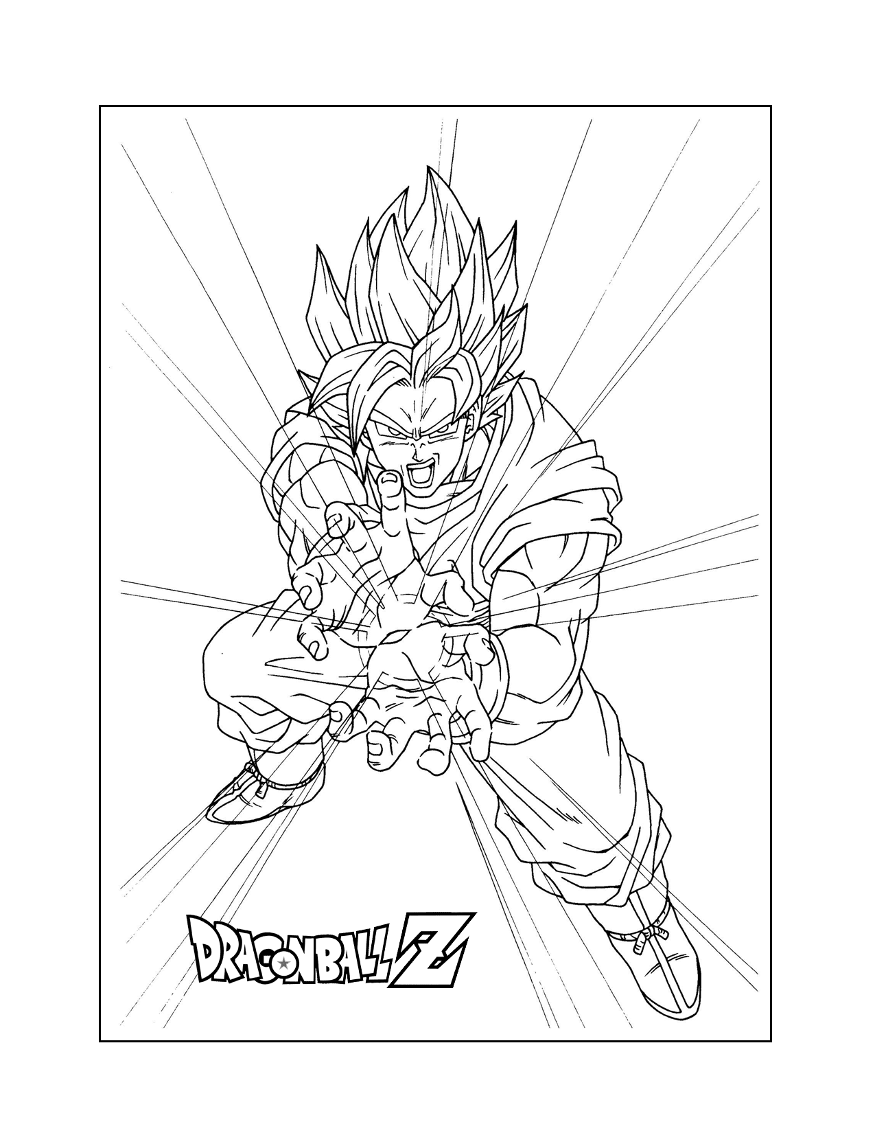 Dragon Ball Z Coloring Pages Printable Coloring Pages FREE