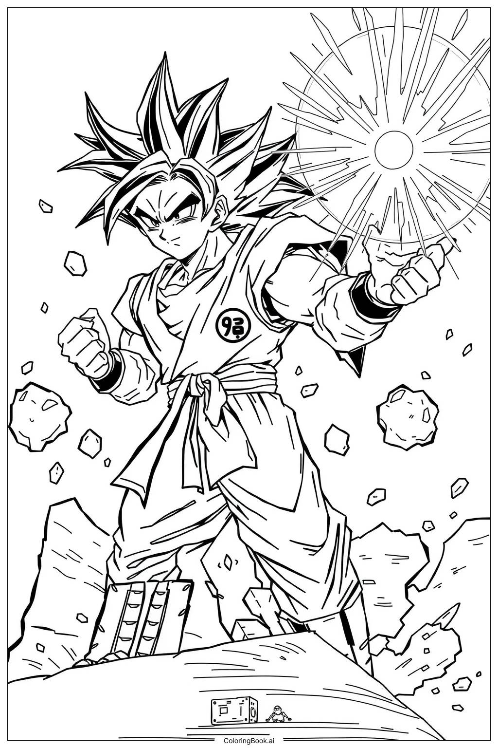 Dragon Ball Z Coloring Pages Printable