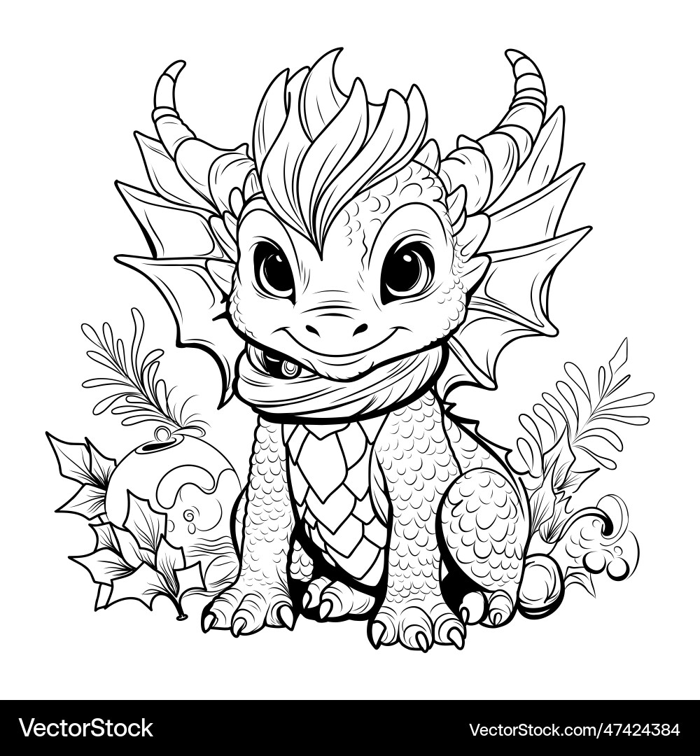 Dragon Coloring Page Free