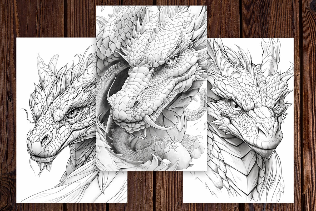 Dragon Coloring Pages Free 10 Coloring Pages