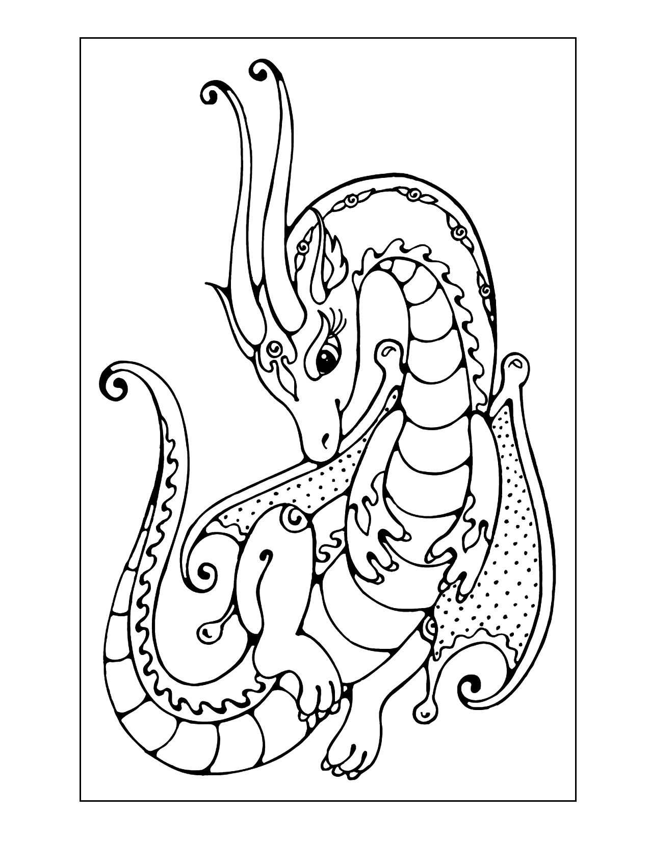 Dragon Coloring Pages Printable Coloring Pages FREE