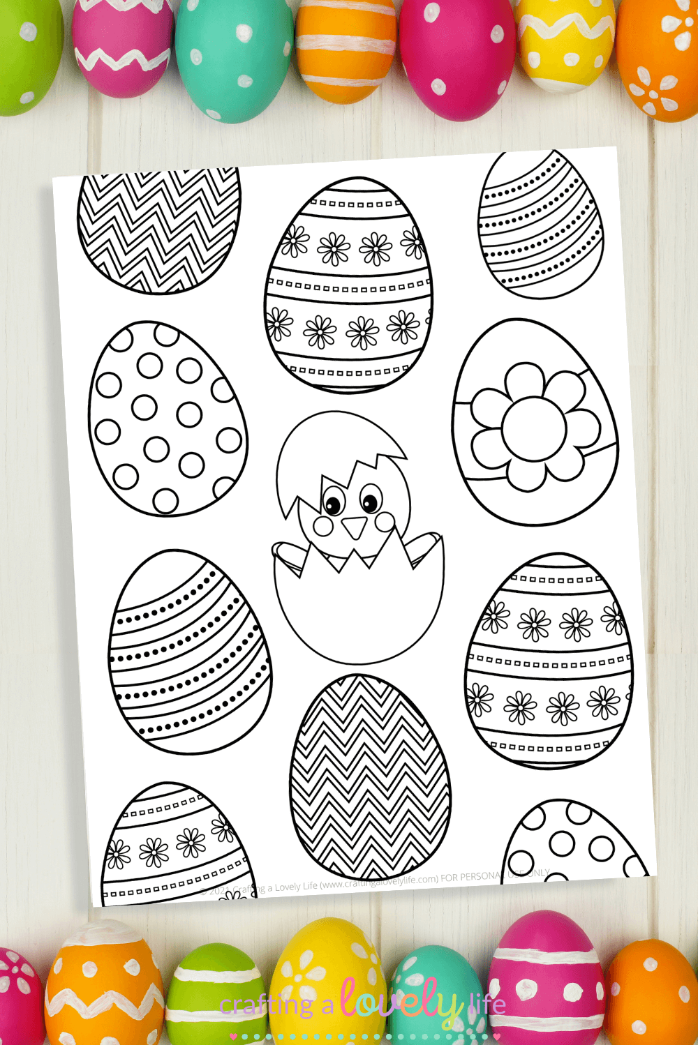 Free Easter Egg Coloring Pages To Print
