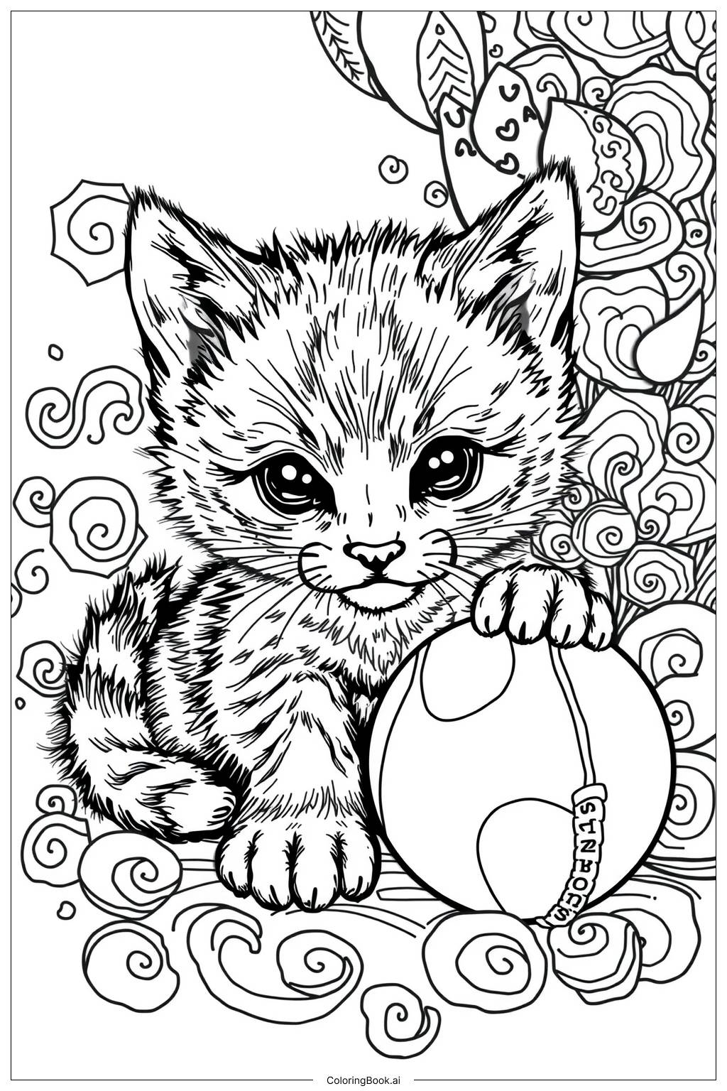 Kitty Cat Coloring Pages Printable