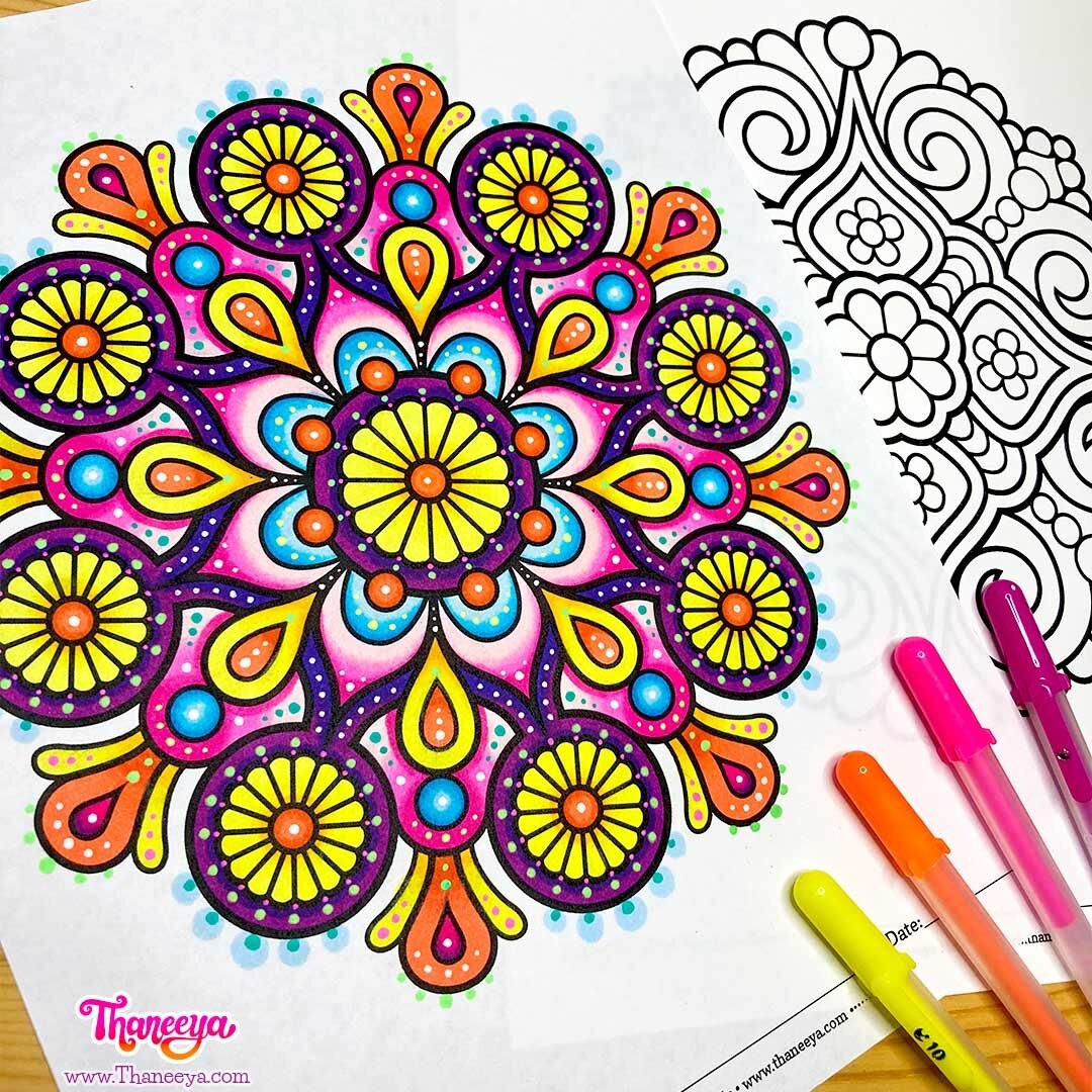 Coloring Pages Printable Mandala