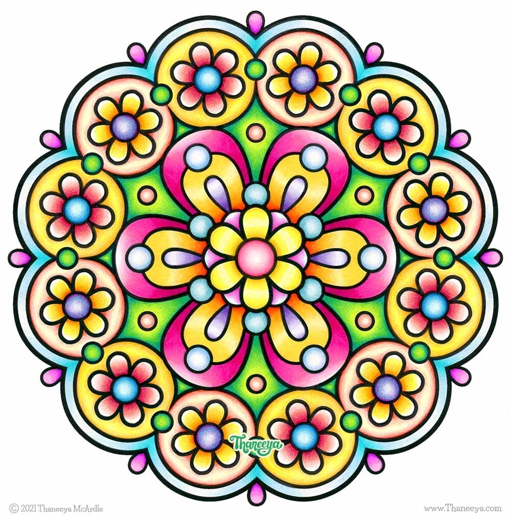Mandalas Coloring Pages Printable Easy