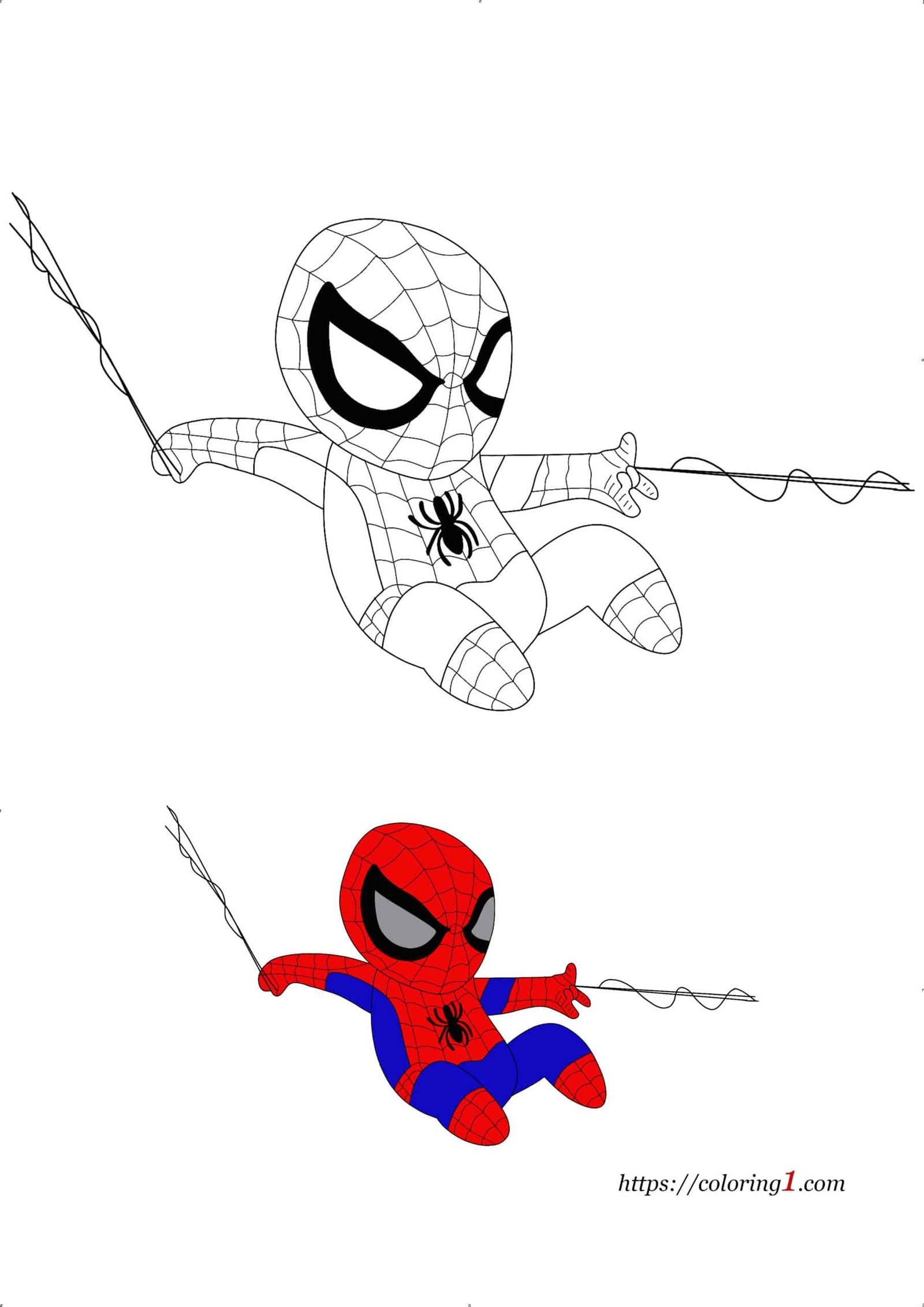 Spiderman Coloring Pages Free