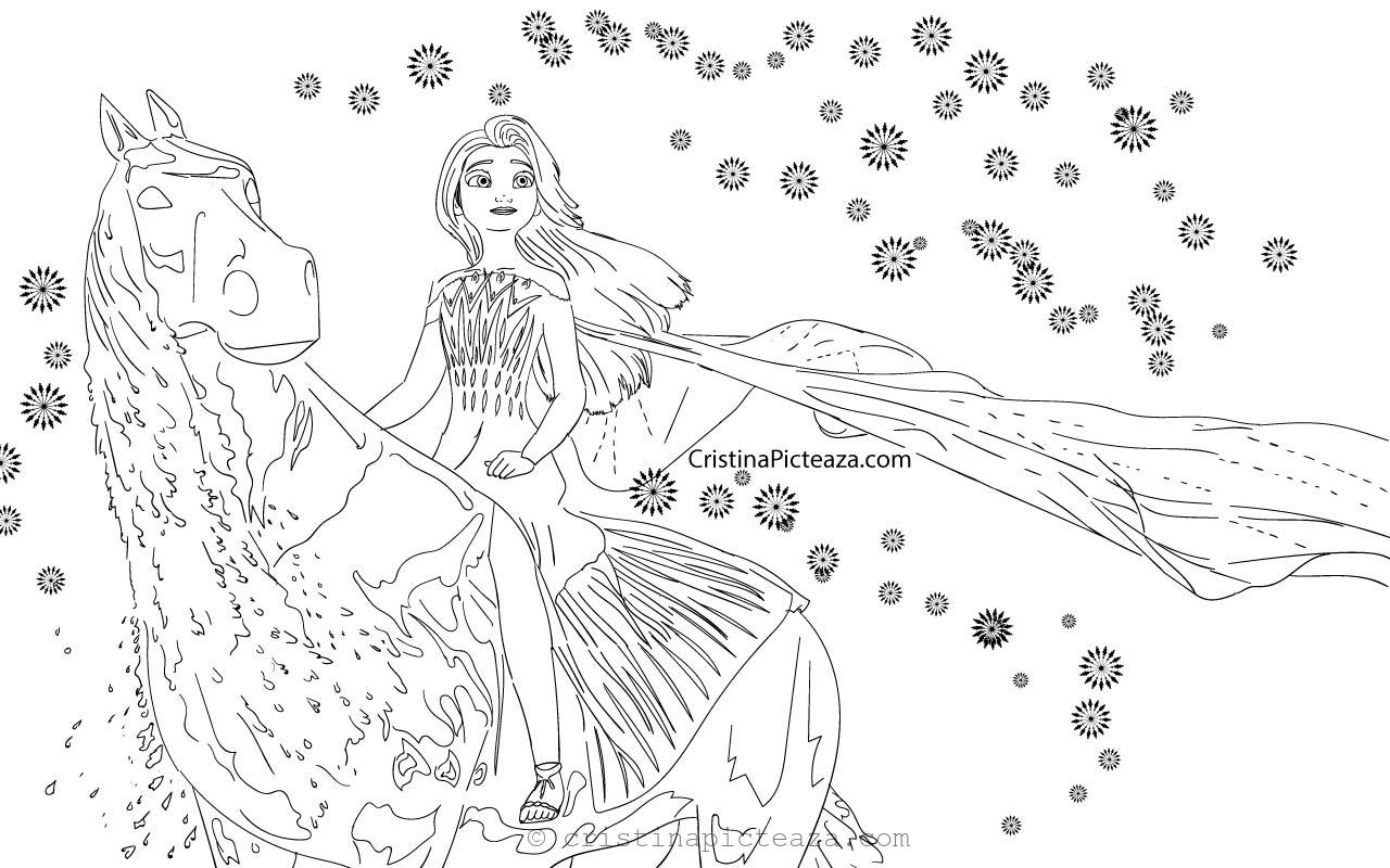 Free Coloring Pages Of Elsa