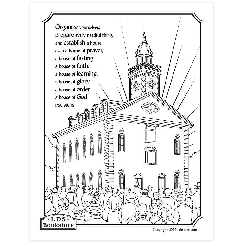 Free Printable Lds Temple Coloring Pages