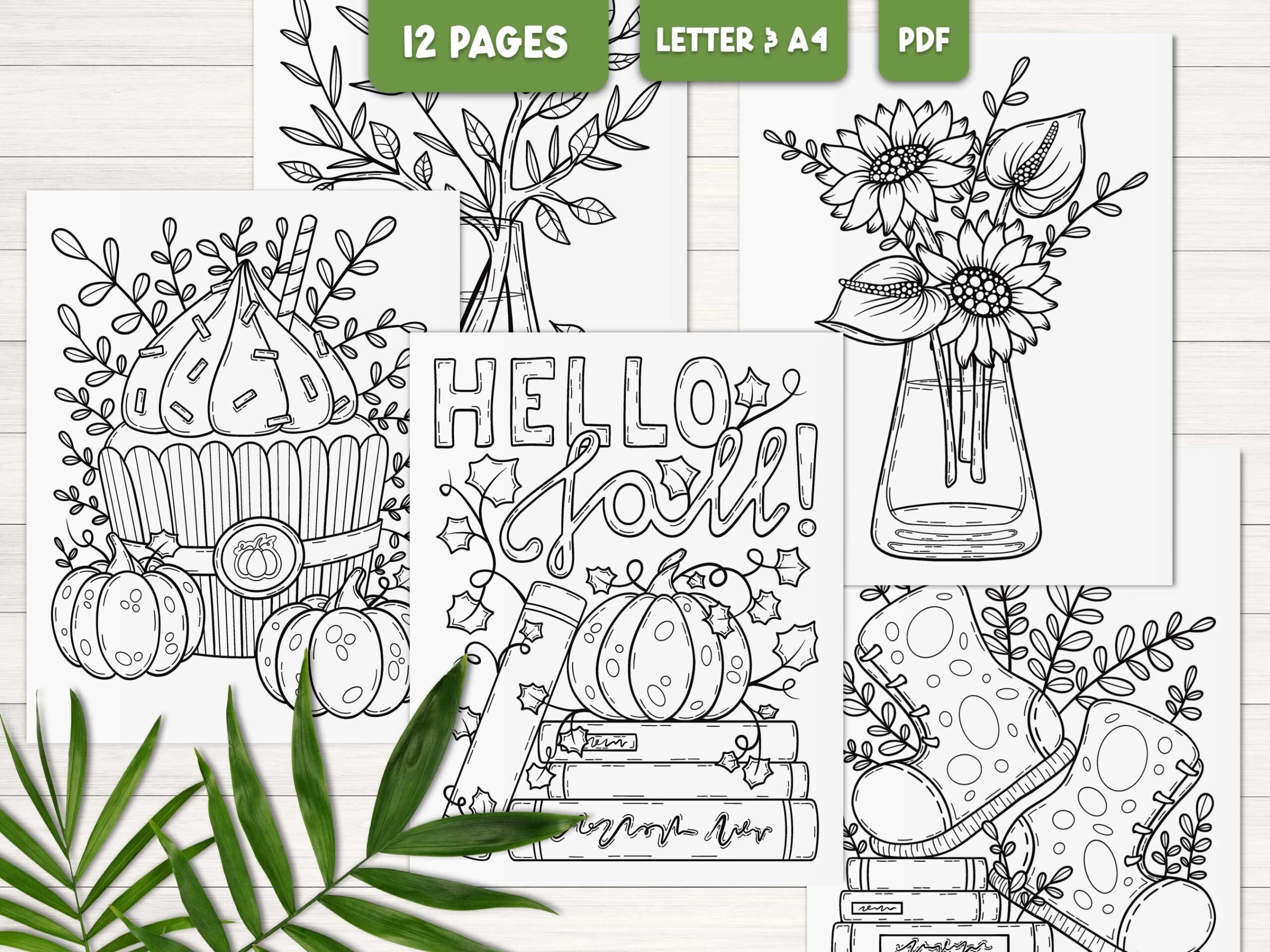Free Printable Autumn Coloring Pages