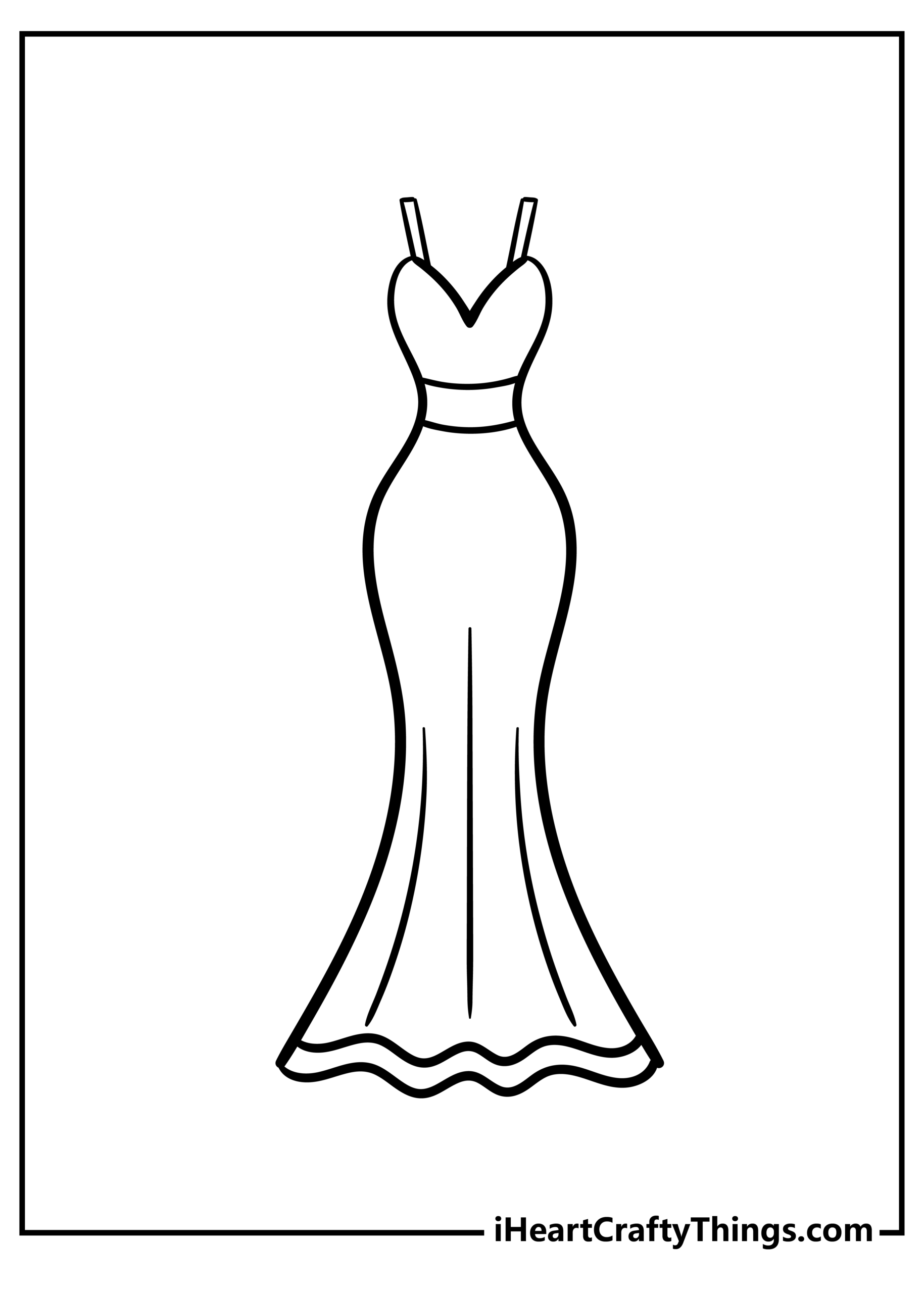 Fancy Dress Coloring Pages Hotsell