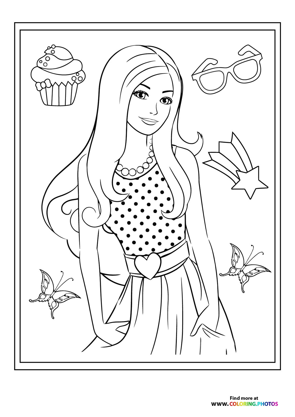 Fashion Girls Coloring Pages For Kids Free And Easy Print Or 