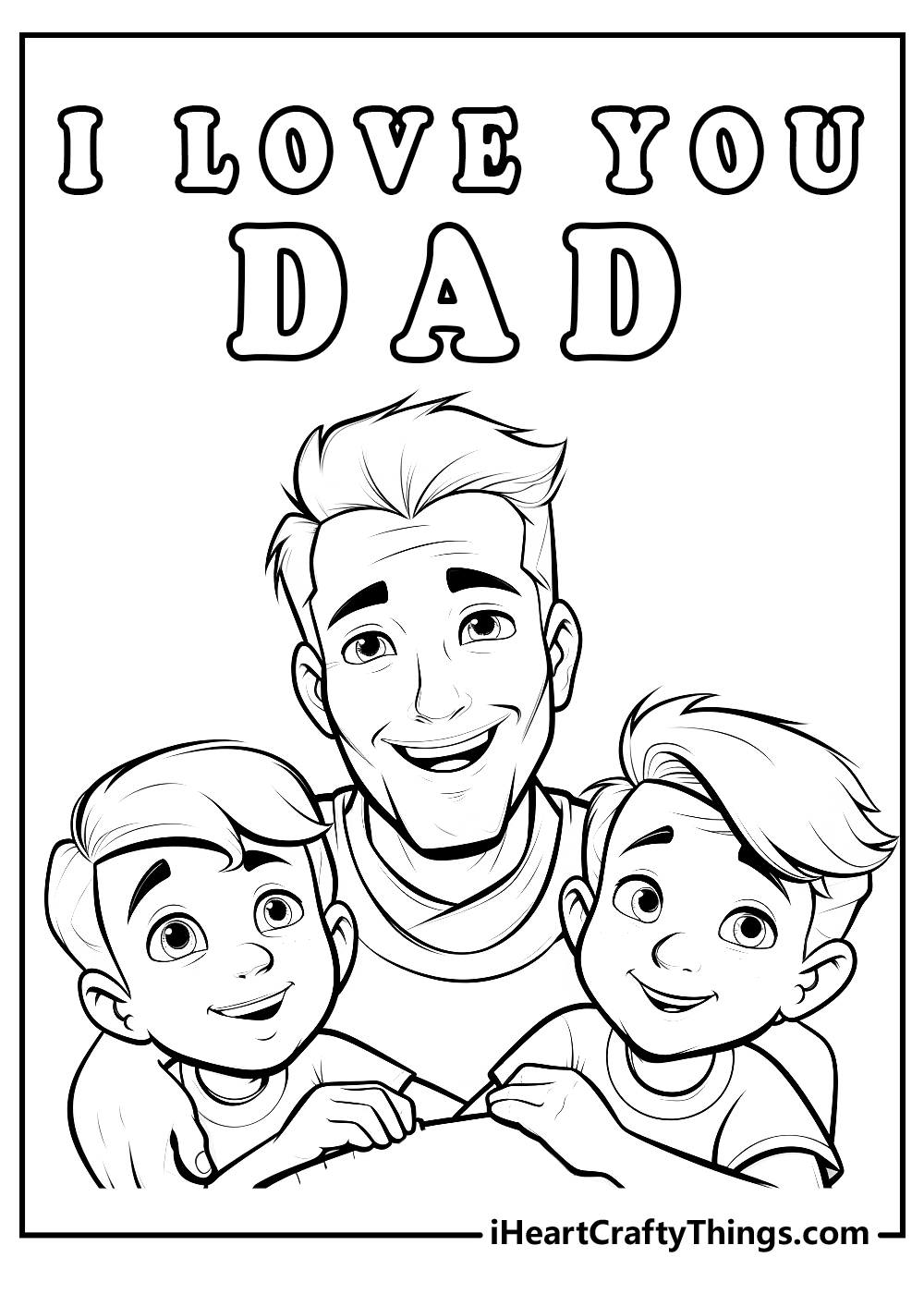 Father s Day Coloring Pages 100 Free Printables 2025