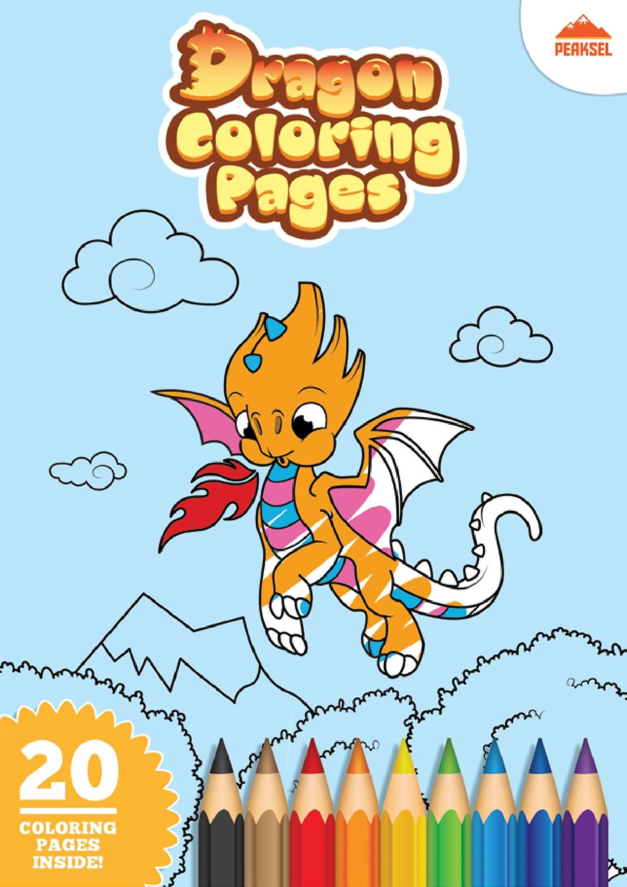 Dragon Coloring Pages Printable Pdf
