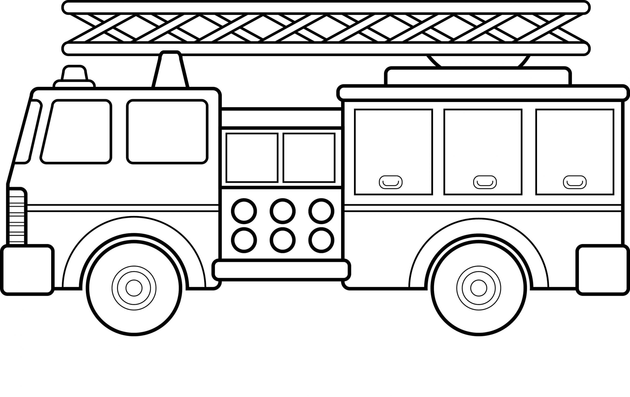 Fire Truck Emoji Coloring Page Download Print Or Color Online For Free